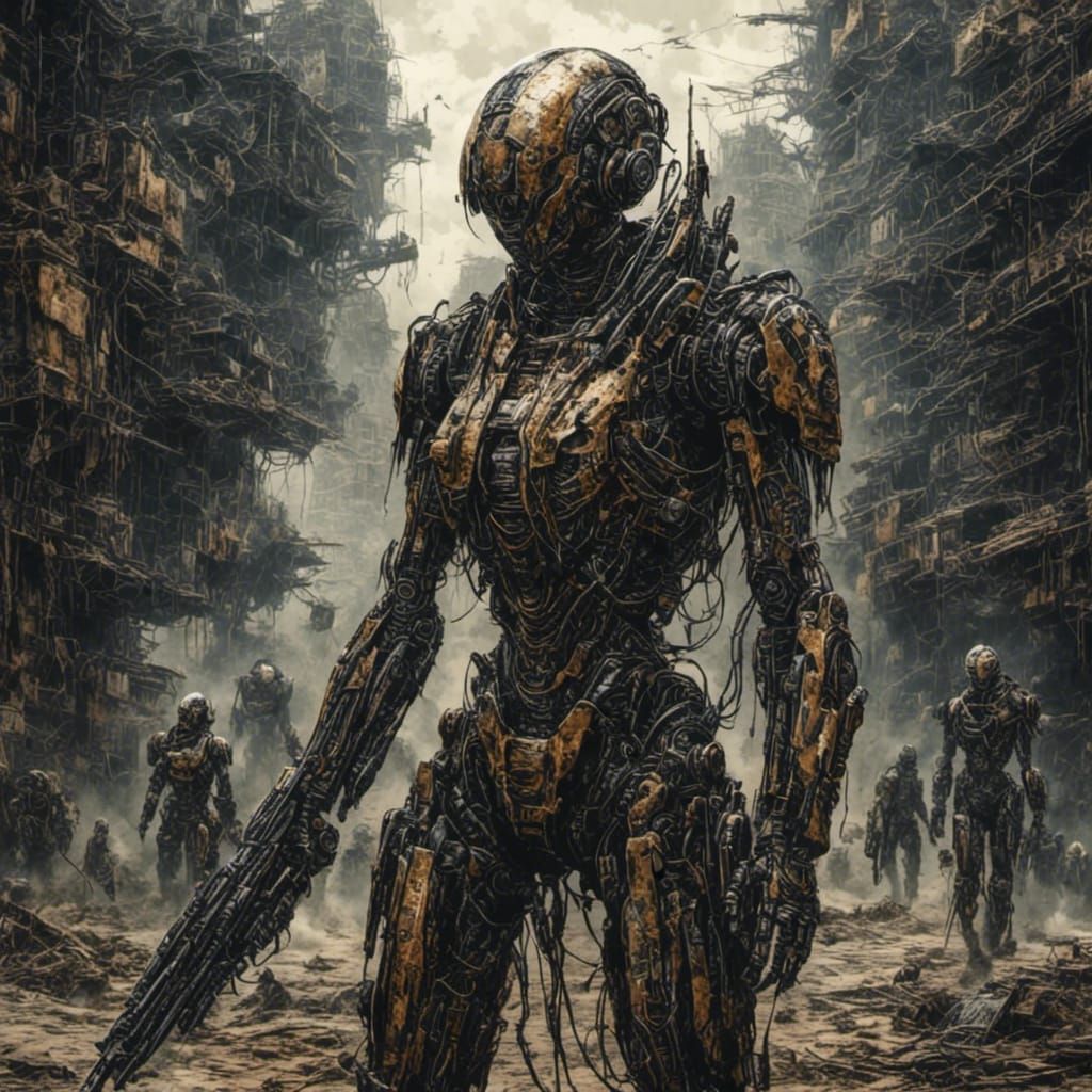 Barren Badlands Landscape