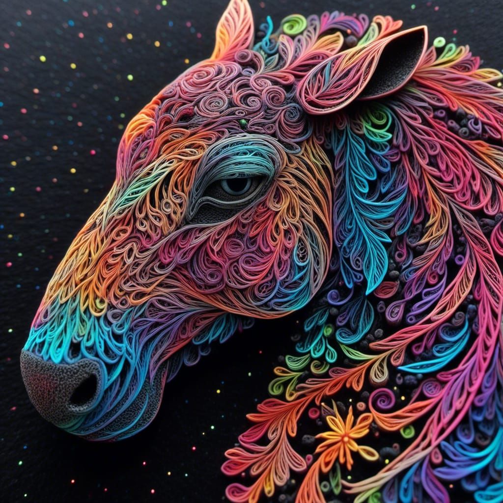 Colorful Zentangle: All Living Beings Long for Love