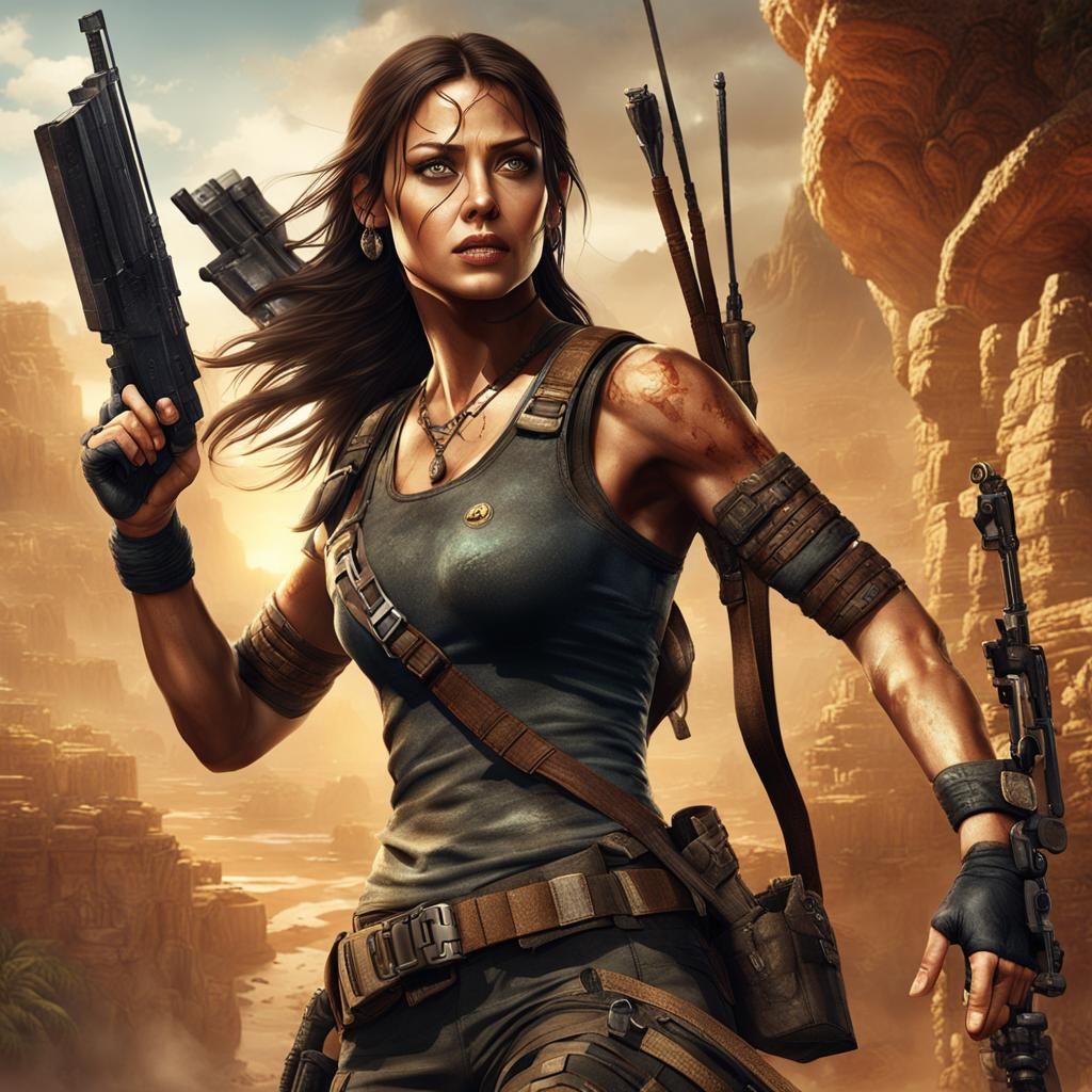 Aishwarya Rai as Lara Croft: Tomb Raider (series)