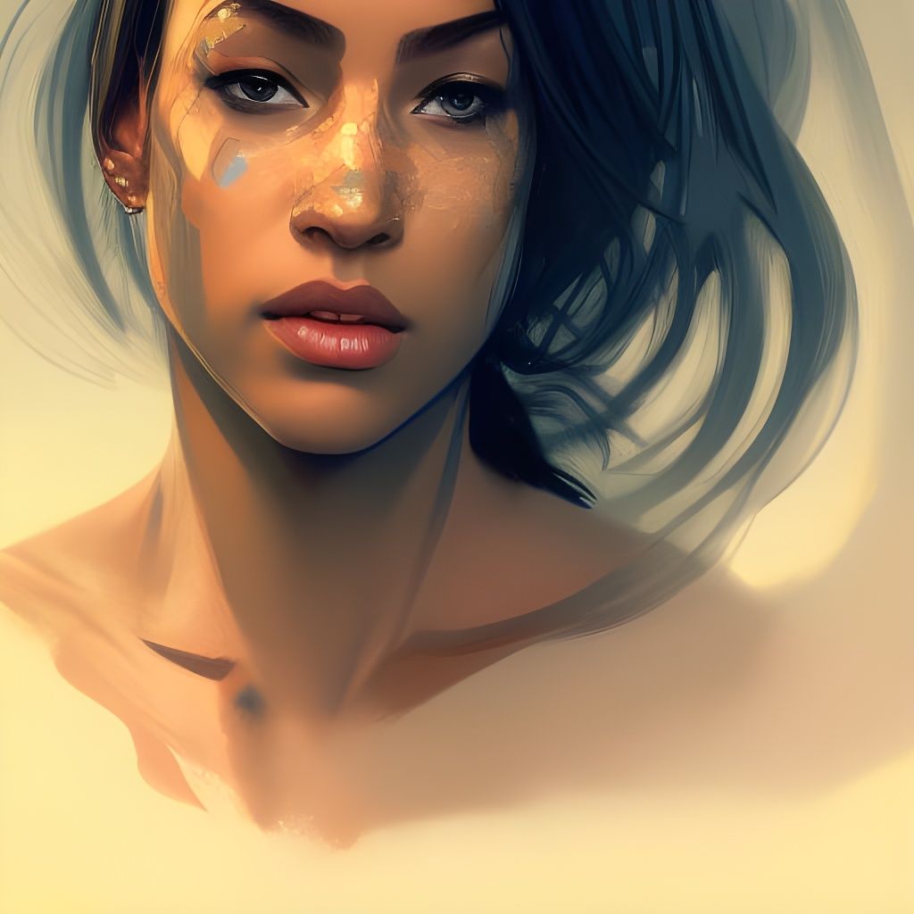 Detailed Portrait with Dynamic Lighting