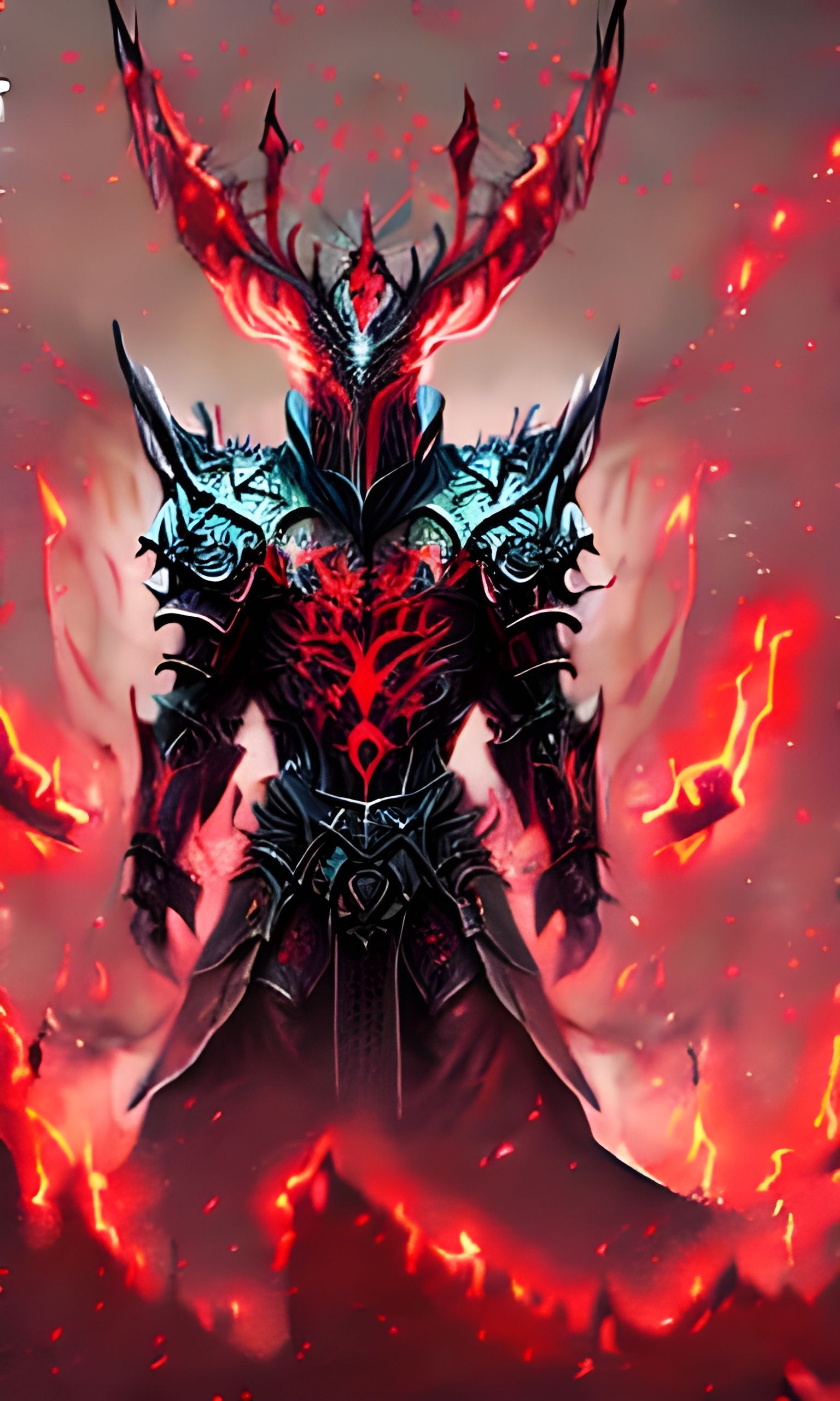 Fierce Shokan Knight in Eldritch Armor