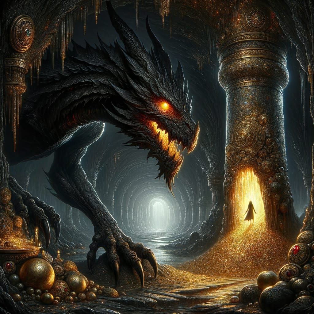 Dragon's Gaze in Glistening Cave of Treasures