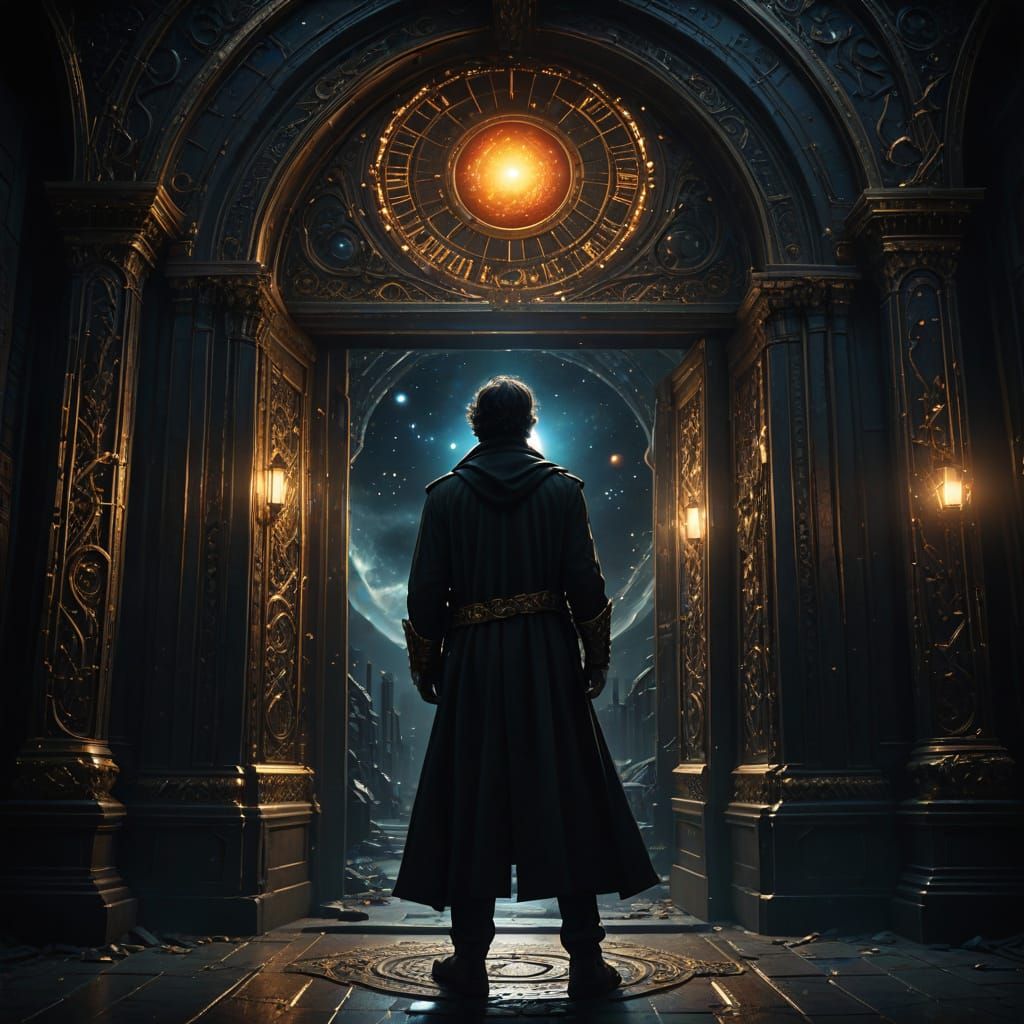 Ethereal Portal Reveals Celestial Wonders