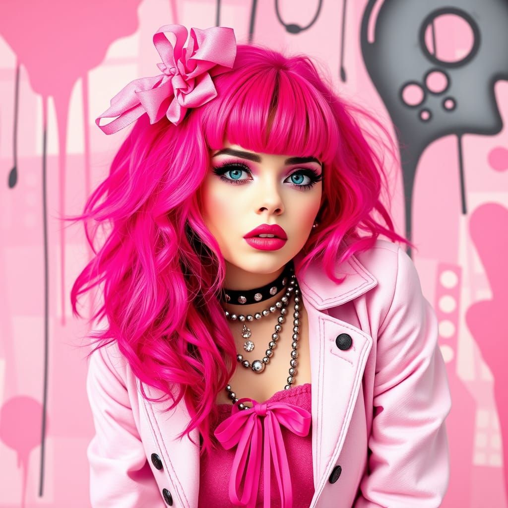 Girlypop Wild Girl in Pink Pastels