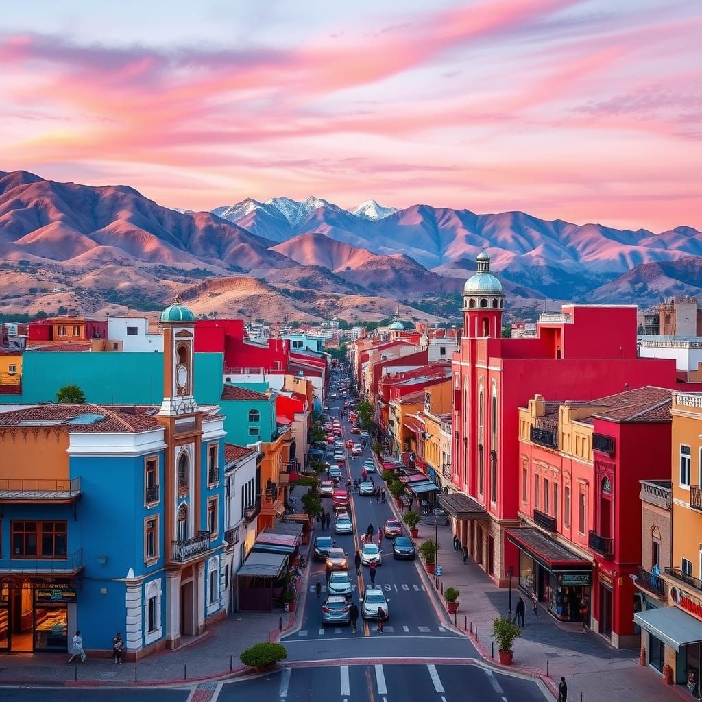 Vintage Travel Poster: Pisco, Peru in Art Deco Style