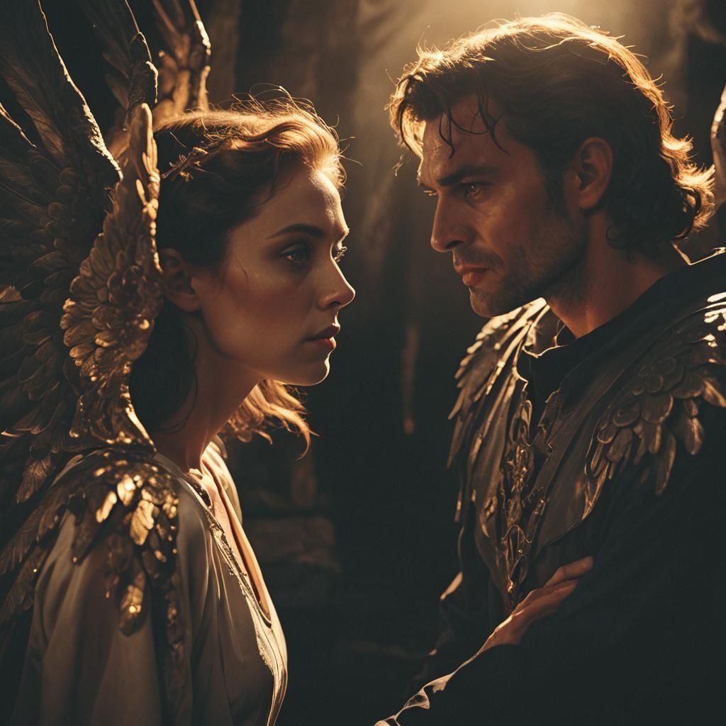 Demon's Love: Angel in Film Noir Style