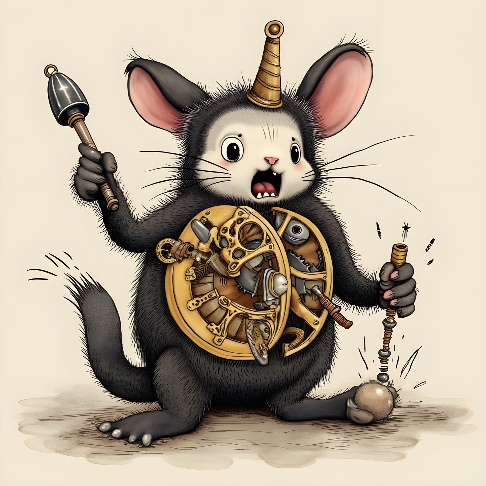 1930s Cartoon Character "Fuss Budget"