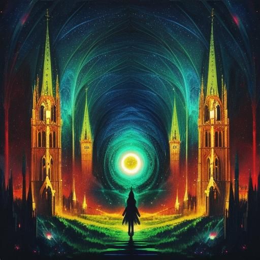 Psychedelic and Fantastical Dreamscape