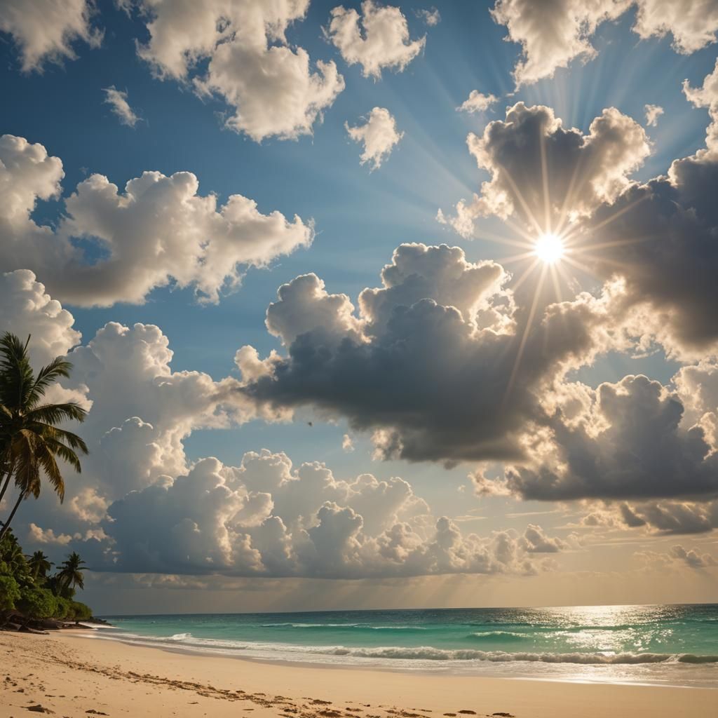 Tropical Beach: Peace and Solitude in Paradise