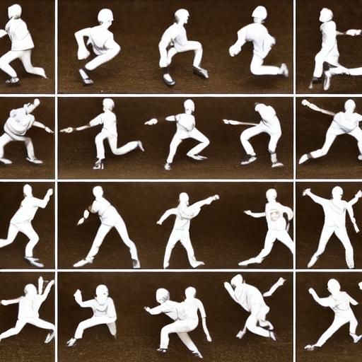 Action poses: These poses are used to depict figures in moti...