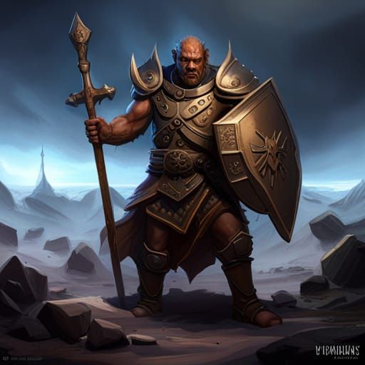 Orc Warrior: Dark Fantasy Concept Art