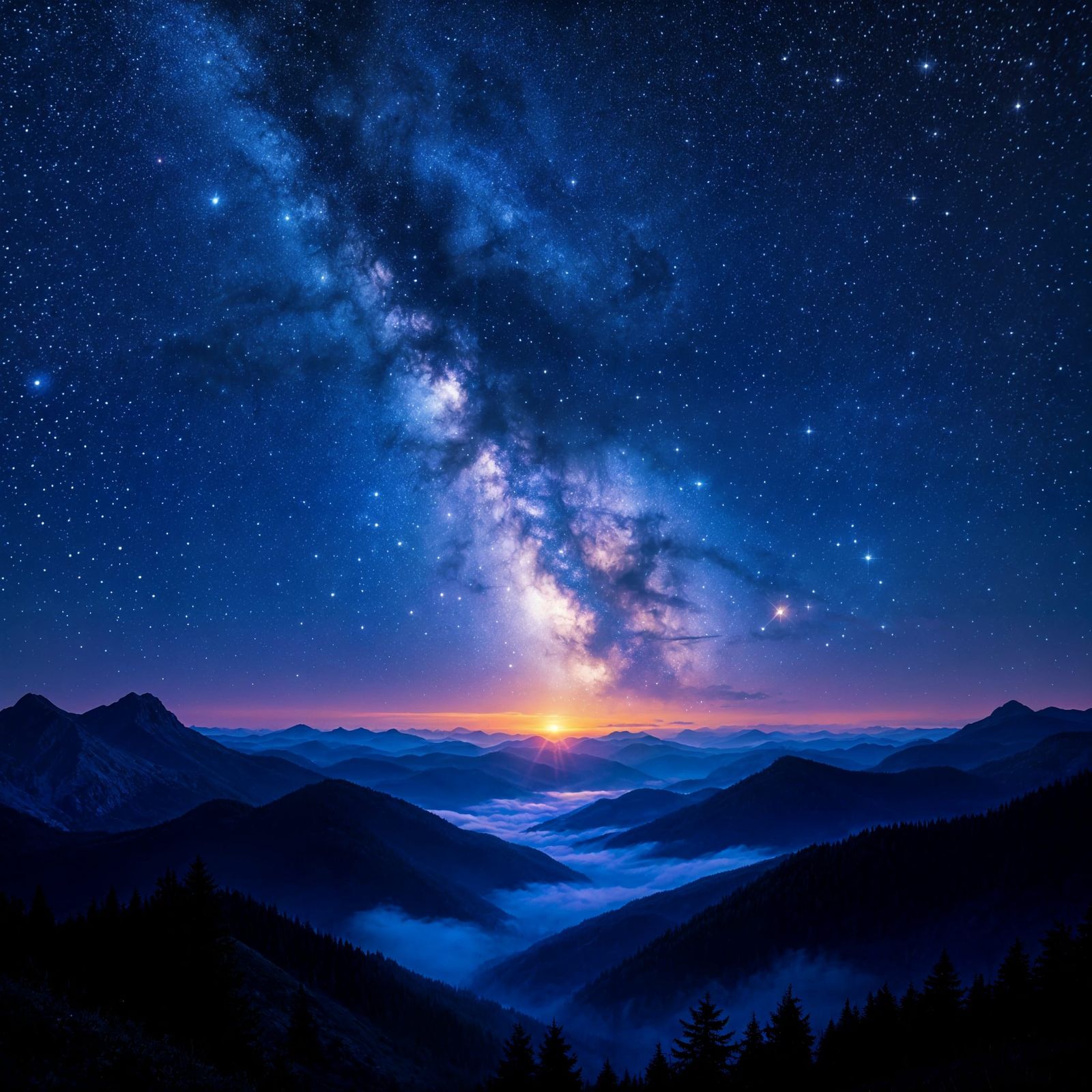 Milky Way Over Mountains: Astrophotography in 8K