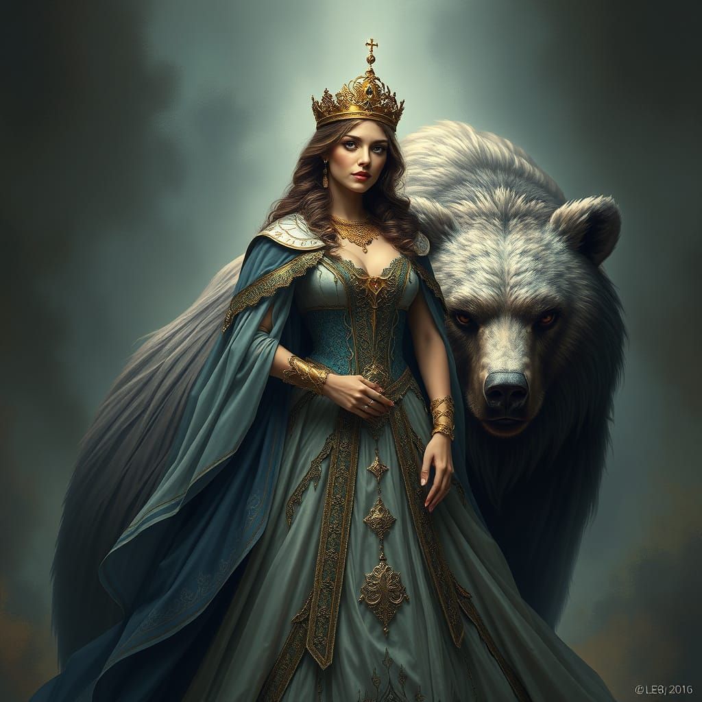Queen and Beast: Fantasy Art Inspired by Loish