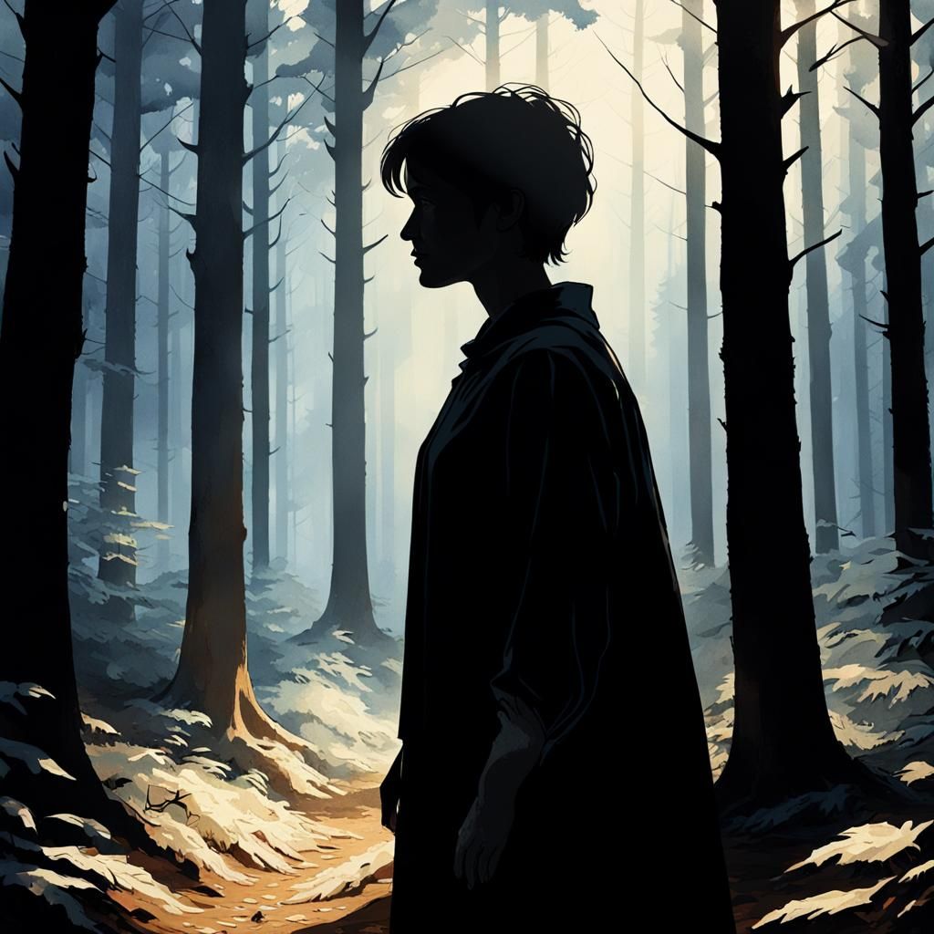 Portrait of a Forest Dweller in Natural Light