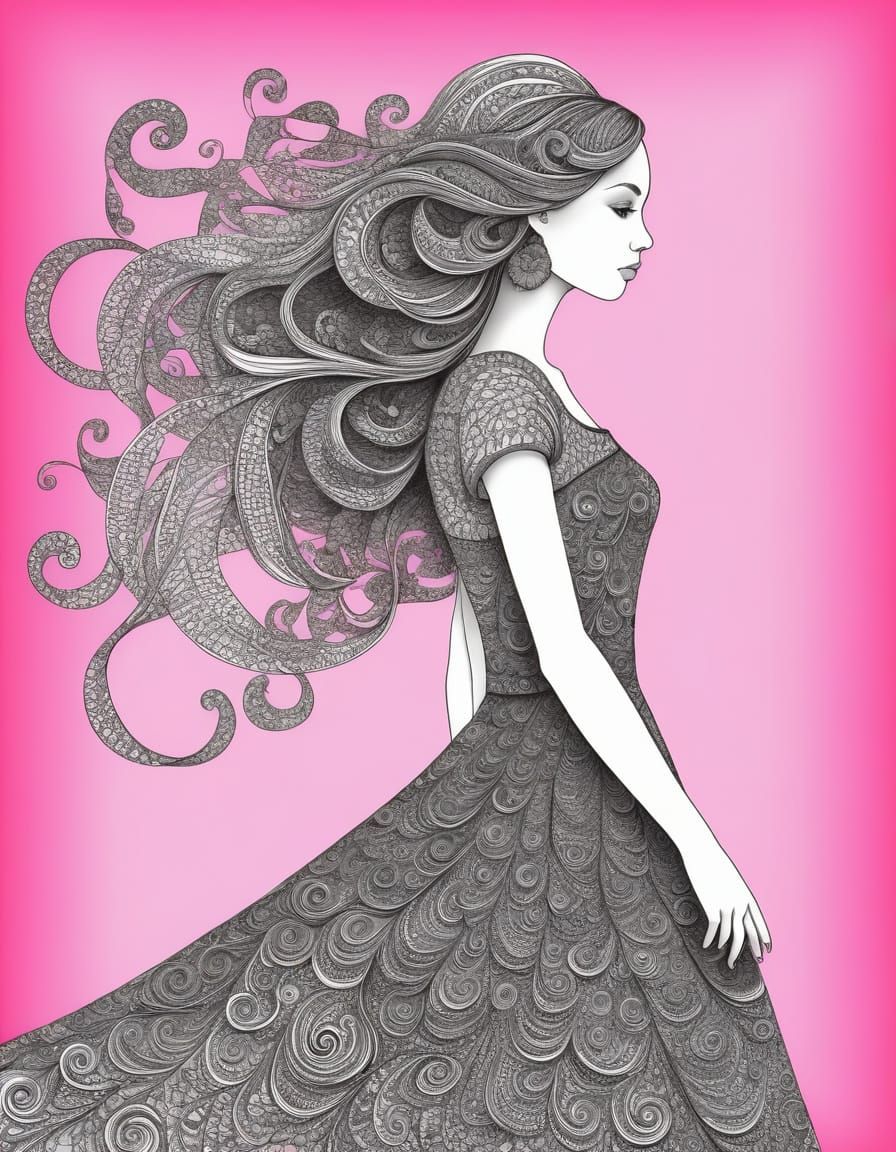 Neon Goddess in Ethereal Glow