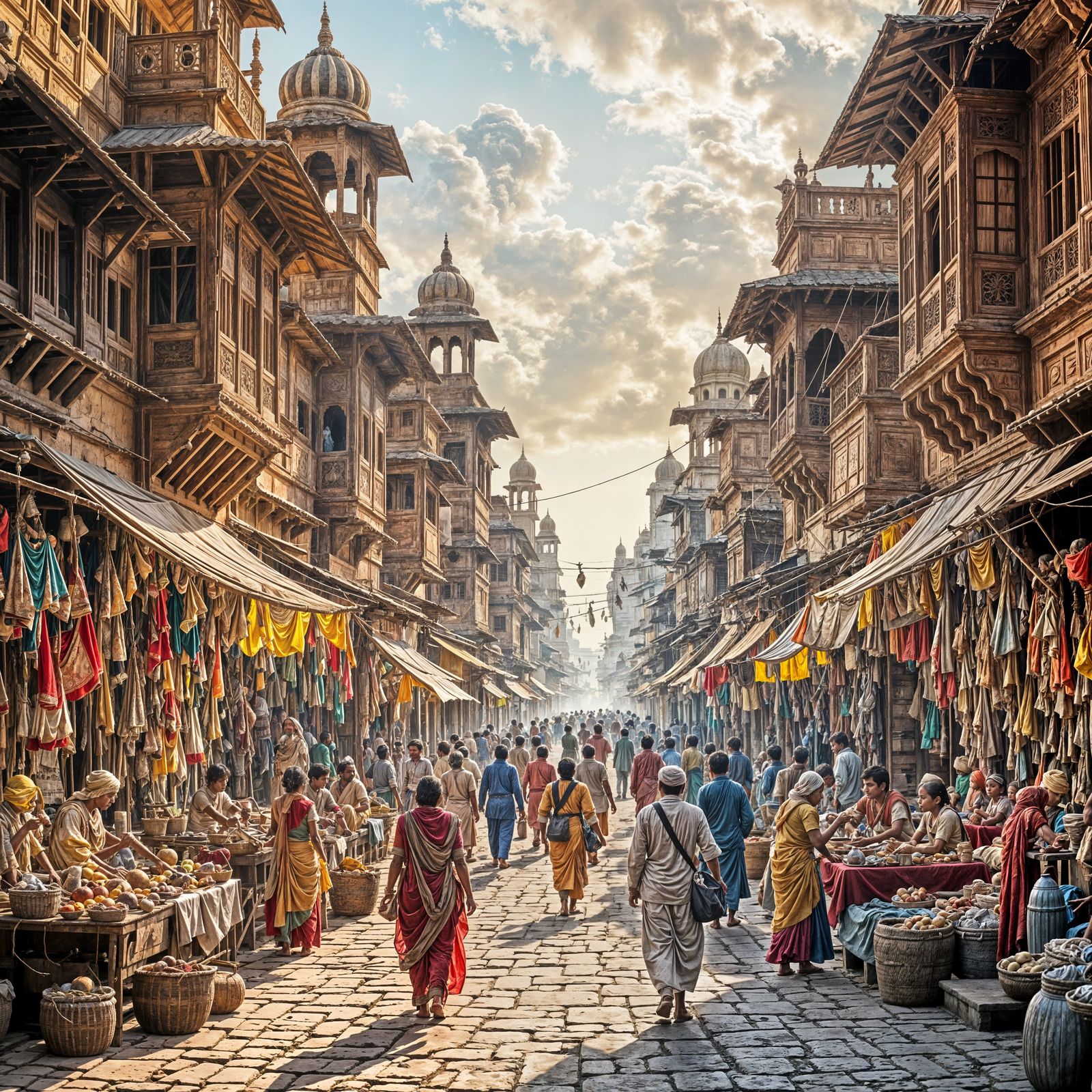 Life in India 372 Years Ago: Historical Scene