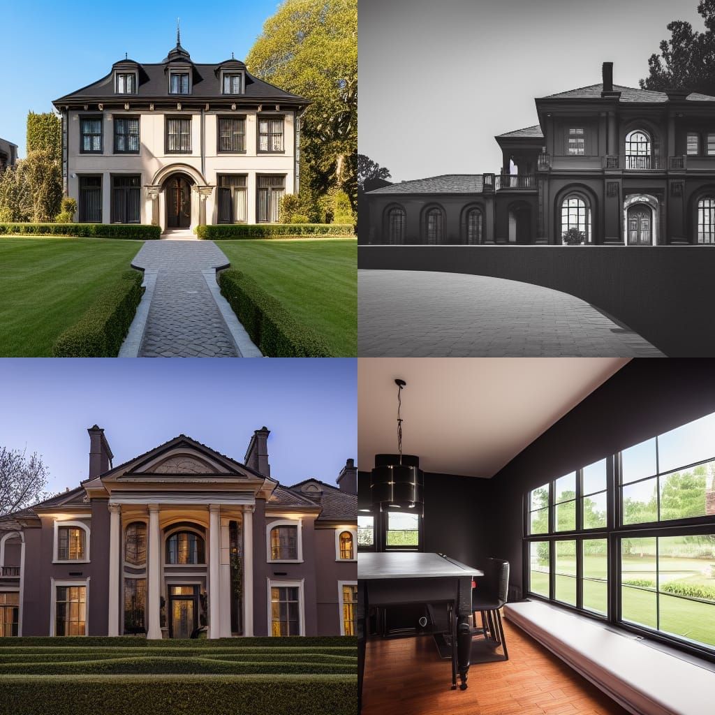 Matte Black Mansion: Professional Photography in 16K