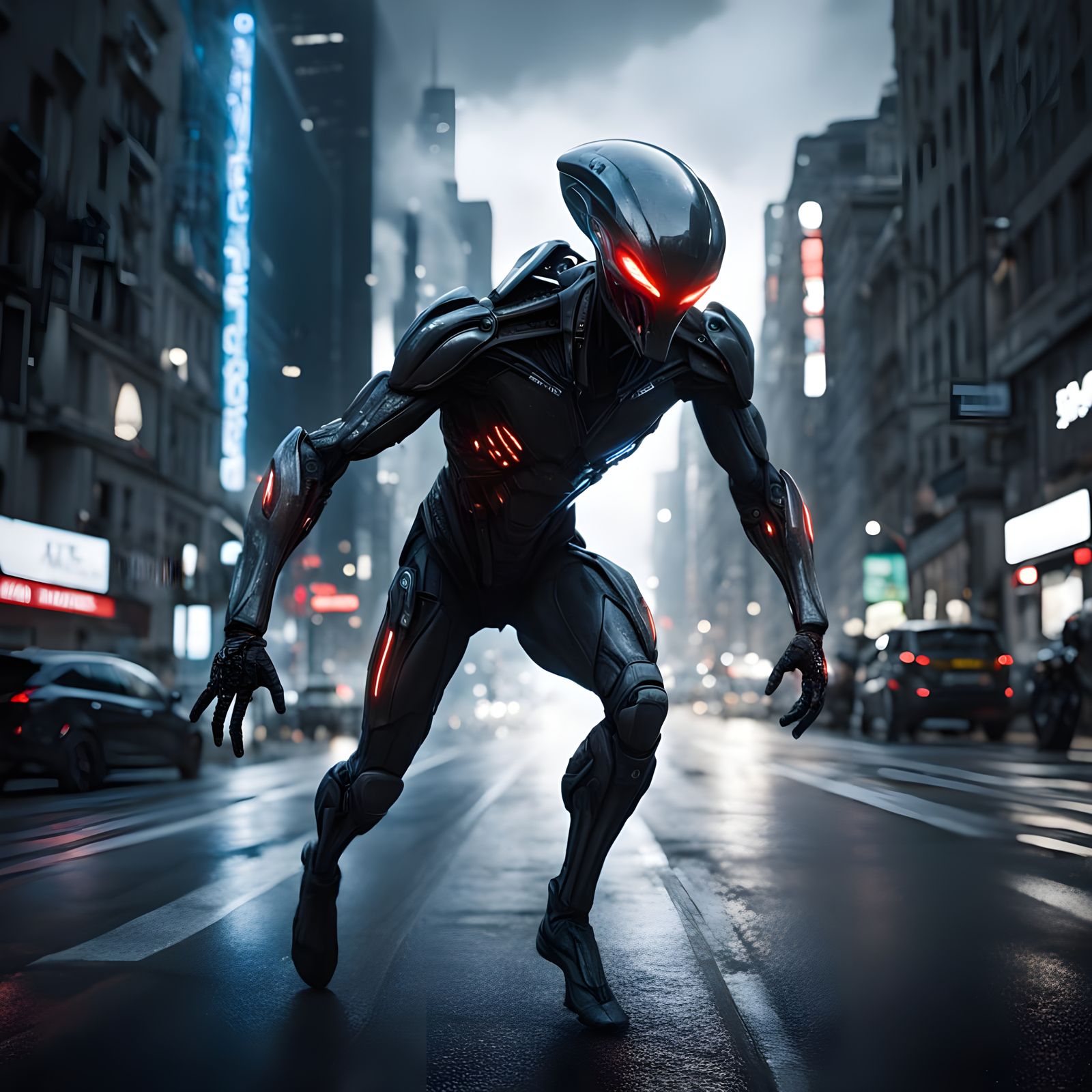 Supersonic Alien in High-Speed Flight with Distorted Environ...