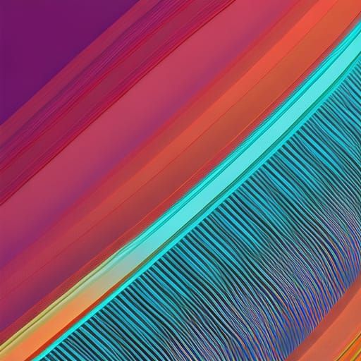 Geometric Fauvism in Cubist Art Deco Style