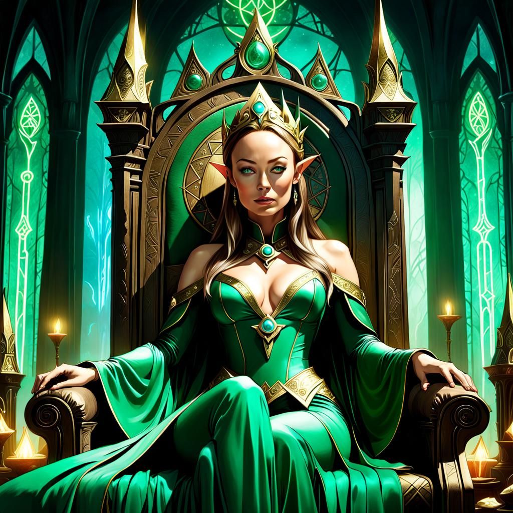 Olivia Wilde, queen of the elves