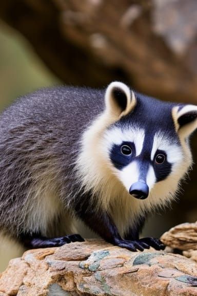 Detailed Raccoon Image Generation