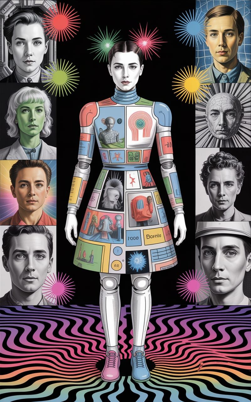 Replicant Wearing the Latest Neuromorphing Fashion