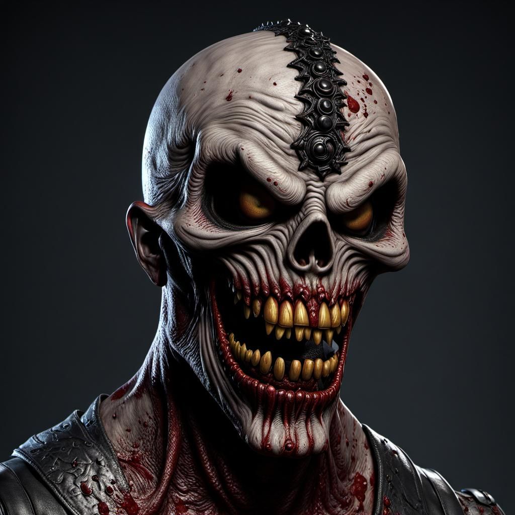 horror character 3d render