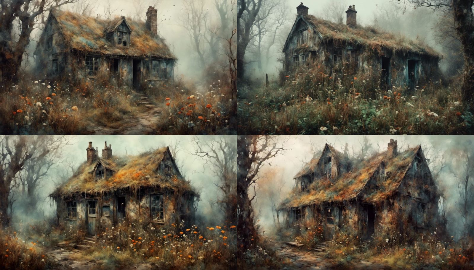 Eerie Witch Hut in Sunny Village Street