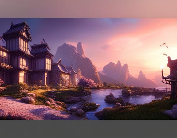 Fantastical Deep Color Concept Art in 8K