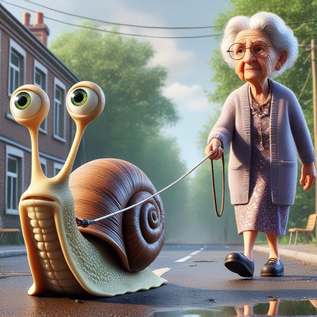 Surreal CGI Lady Embarks on Whimsical 8K Wonderland with Her...