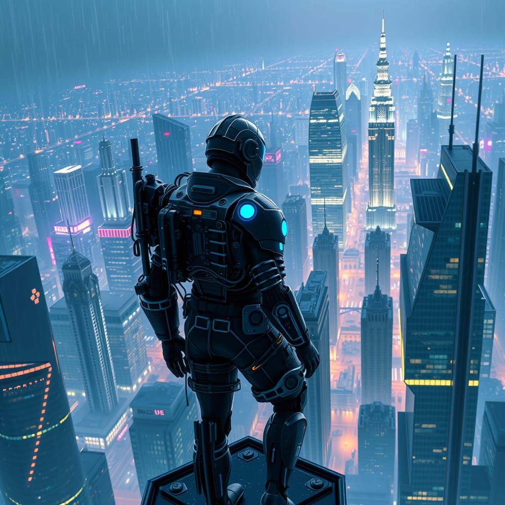 Cybernetic warrior...