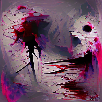 Forsaken Murderer: An Abstract Digital Art Piece