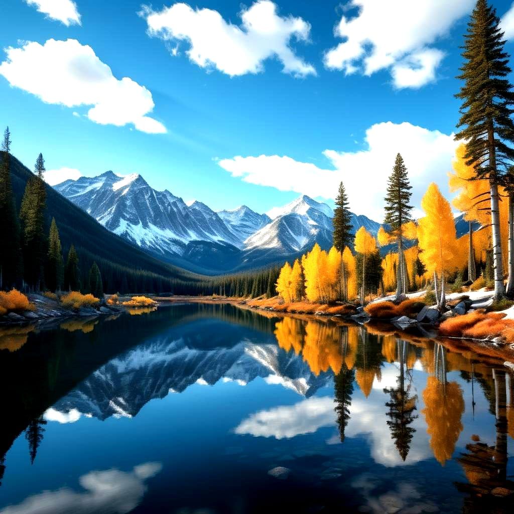 Breathtaking Rocky Mountains in Cinematic HDR Style