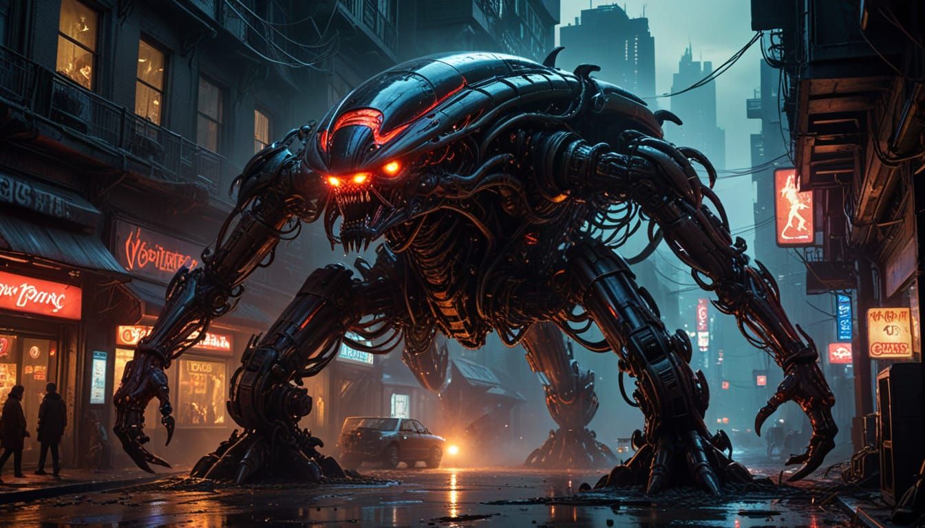 Cyberpunk Beast of War, Alien Machine