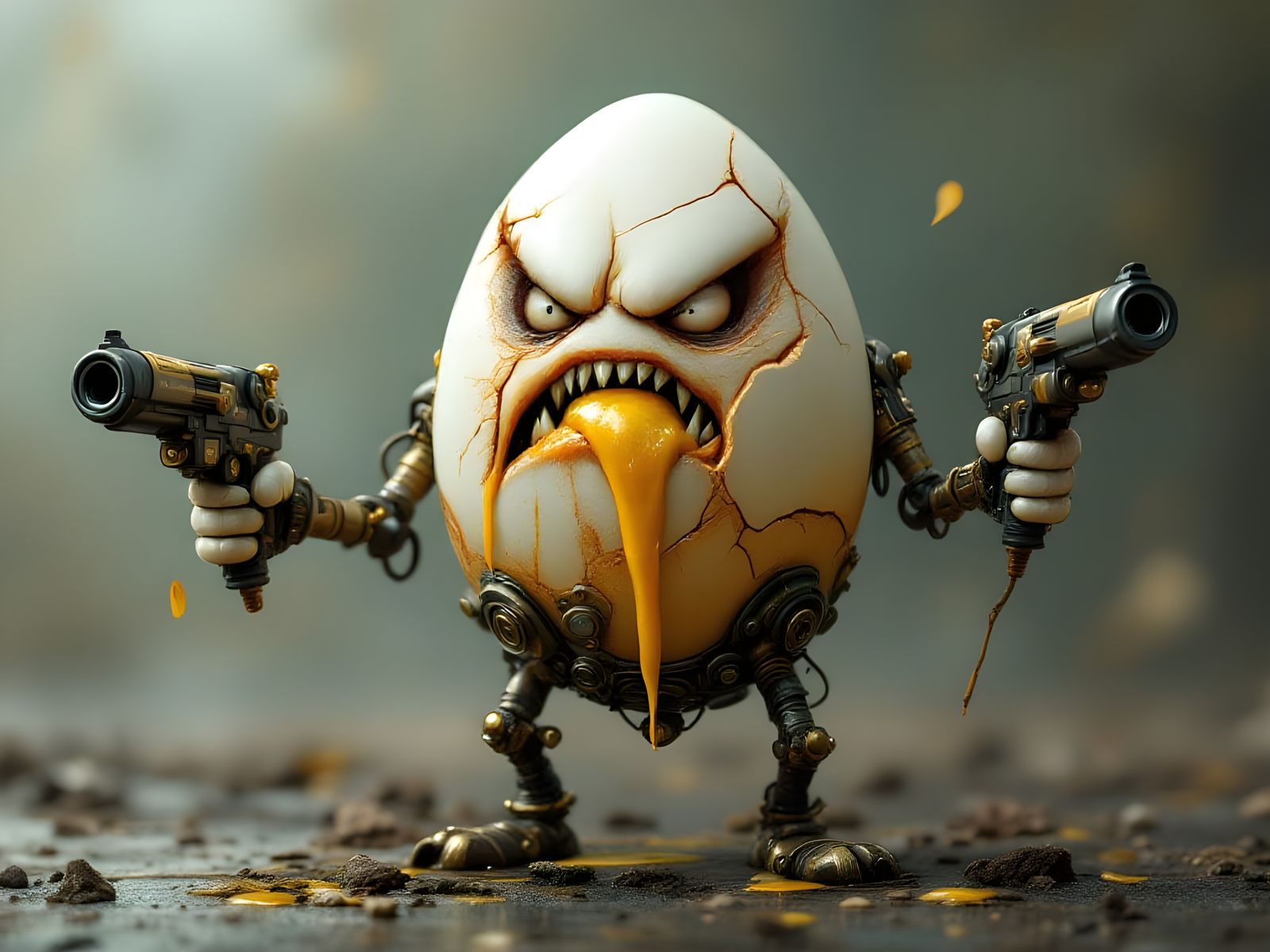 The Eggsterminator is Not Yolking Around (Actually He Kind of Is)