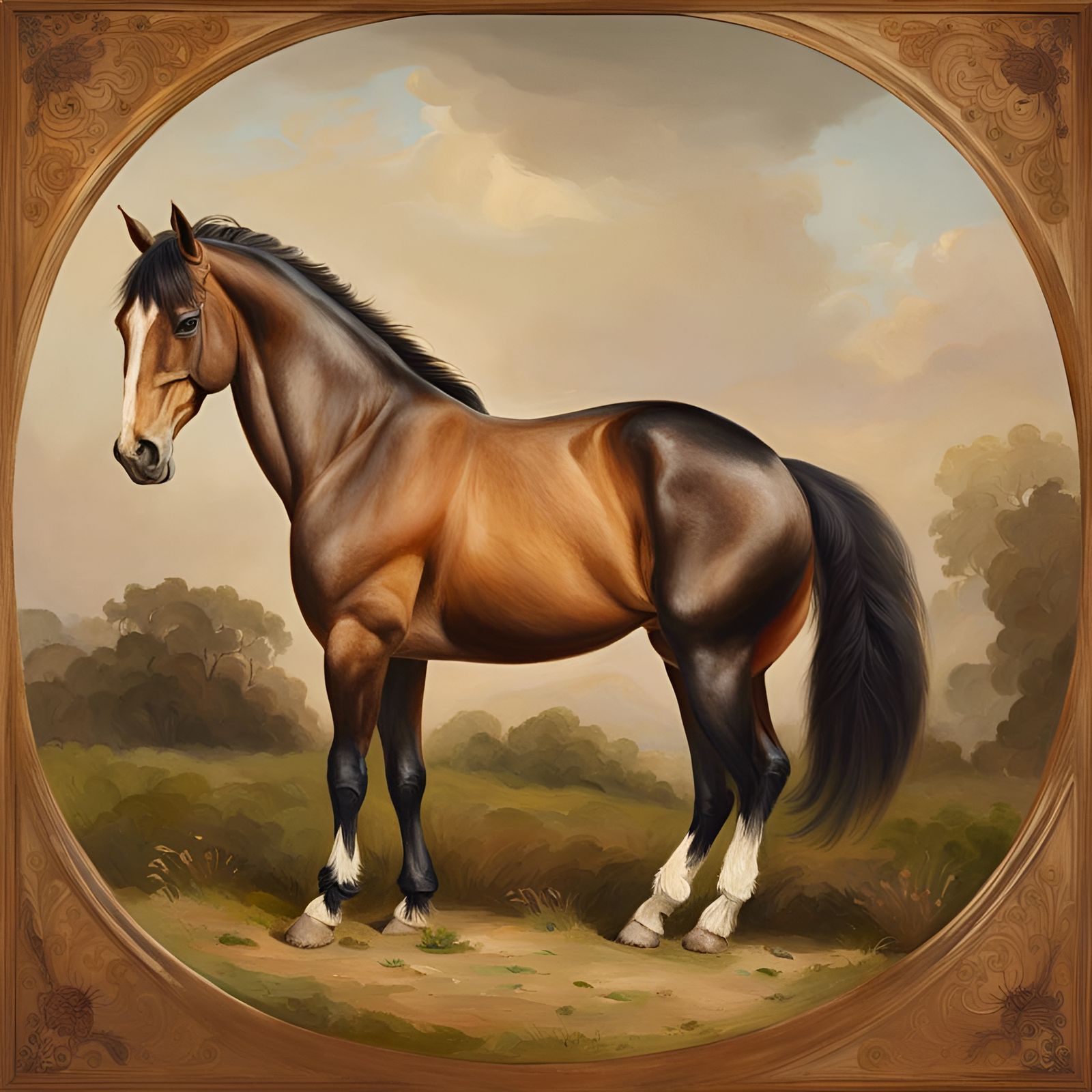 Horse Painting (Homage to Rosa Bonheur)