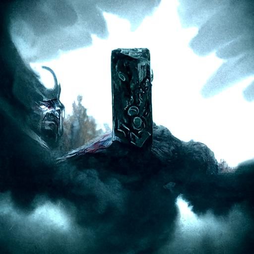 Thor's Hammer in Sinister Fantasy Style