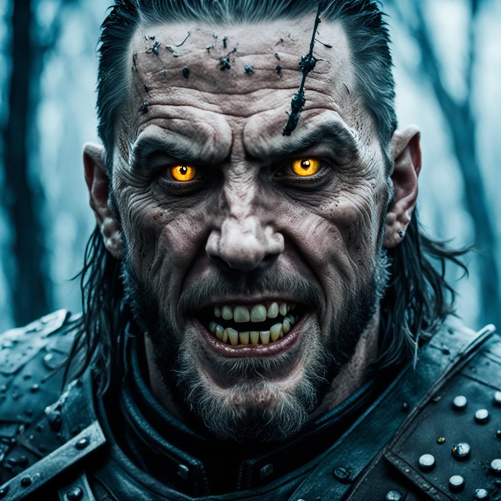 Tom Hardy as a Witcher in Dramatic Film Still