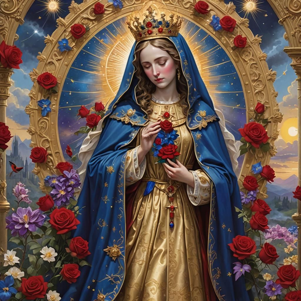 Our Lady of Sorrows at Heaven's Golden Gates