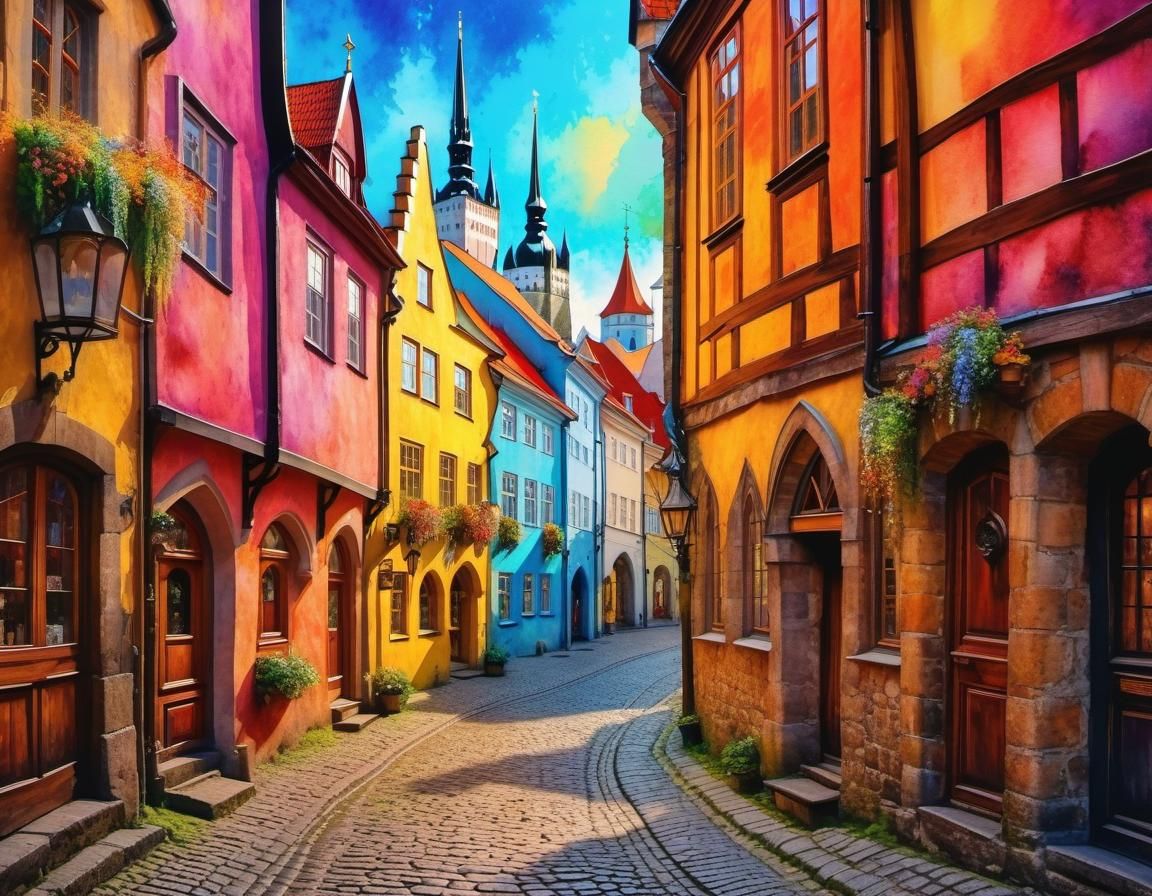 Meanwhile, in the old town.