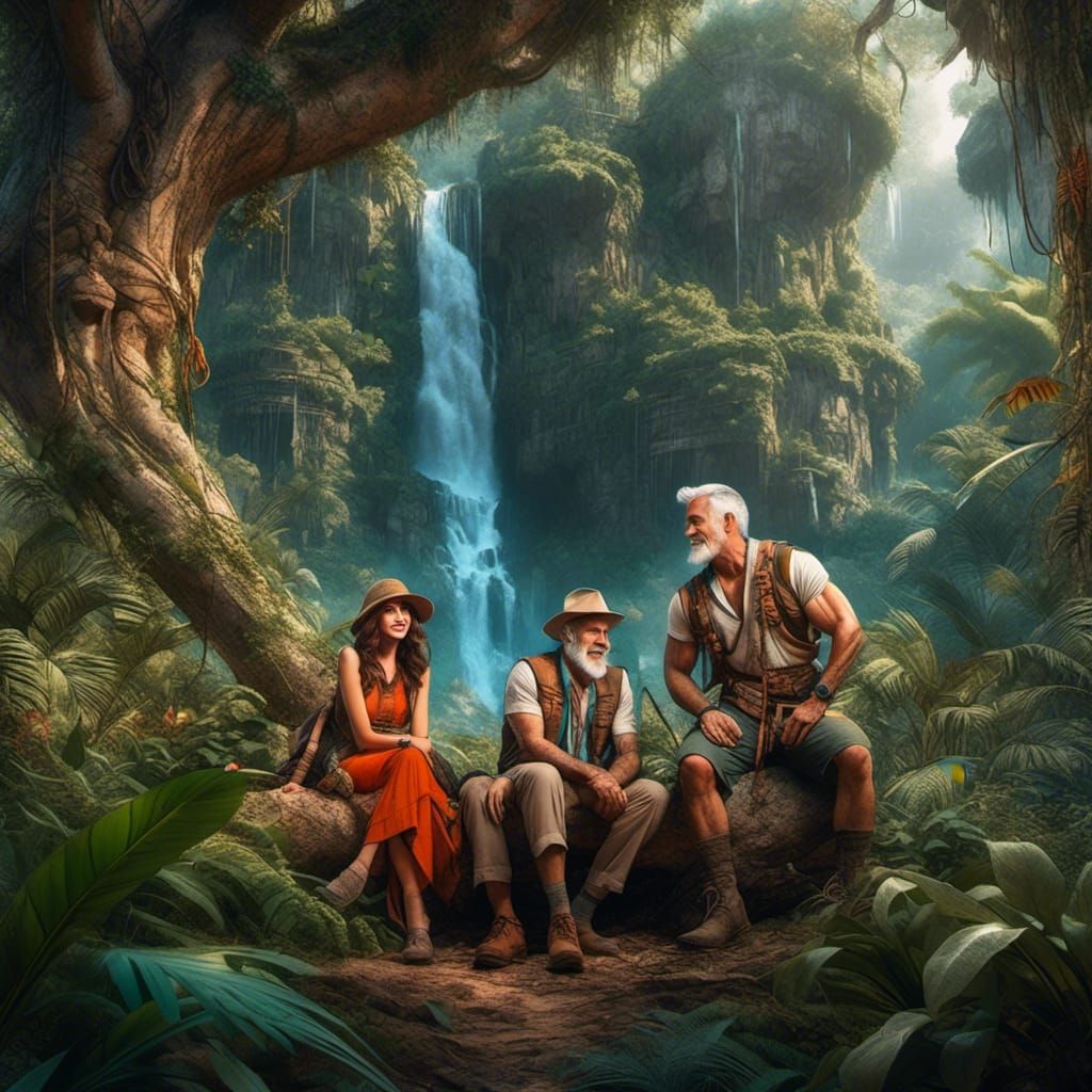 Stunning Color Pencil Sketch portrait beautiful Fred and Wil...