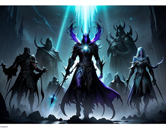 D&D Party Emerges into Eerie Drow City