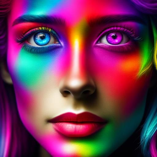 Colorful AI Image: A Vibrant Composition