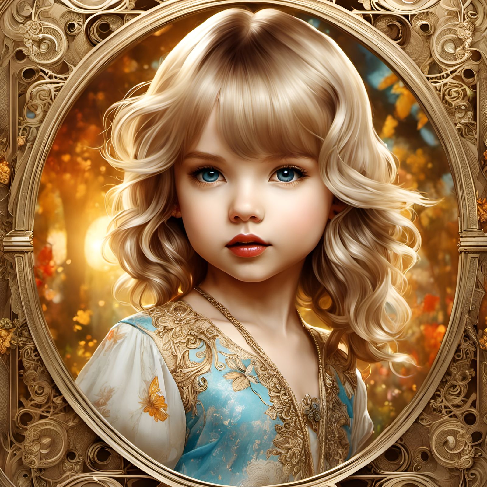 Chibi Baby Taylor Swift Portrait by Awwchang