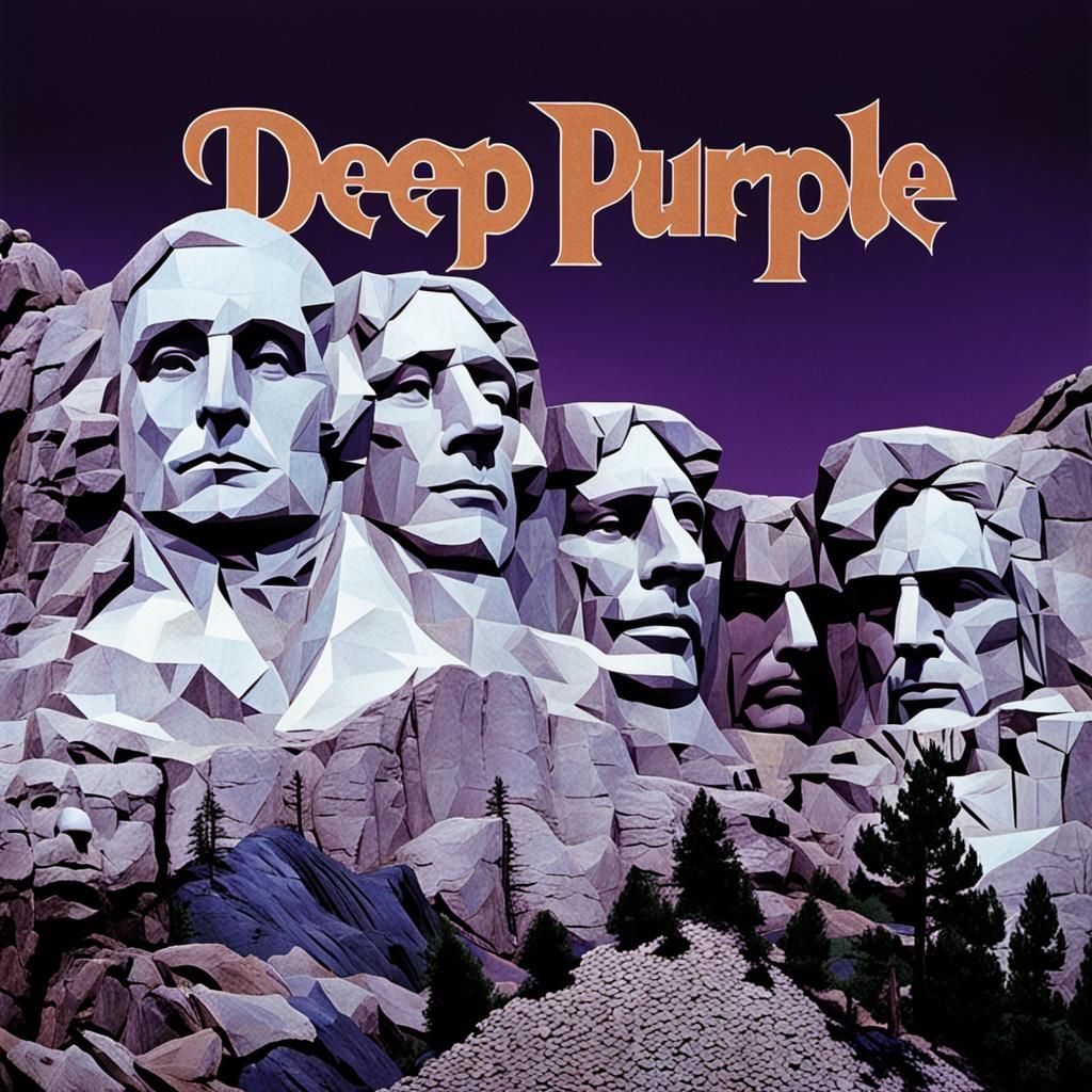 Mount Rushmore in Rock Album Cover Art