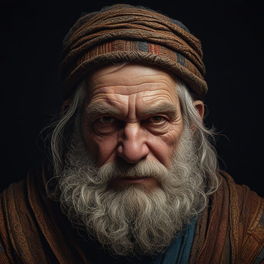 Dwarf Alchemist in Baroque Fantasy Portrait