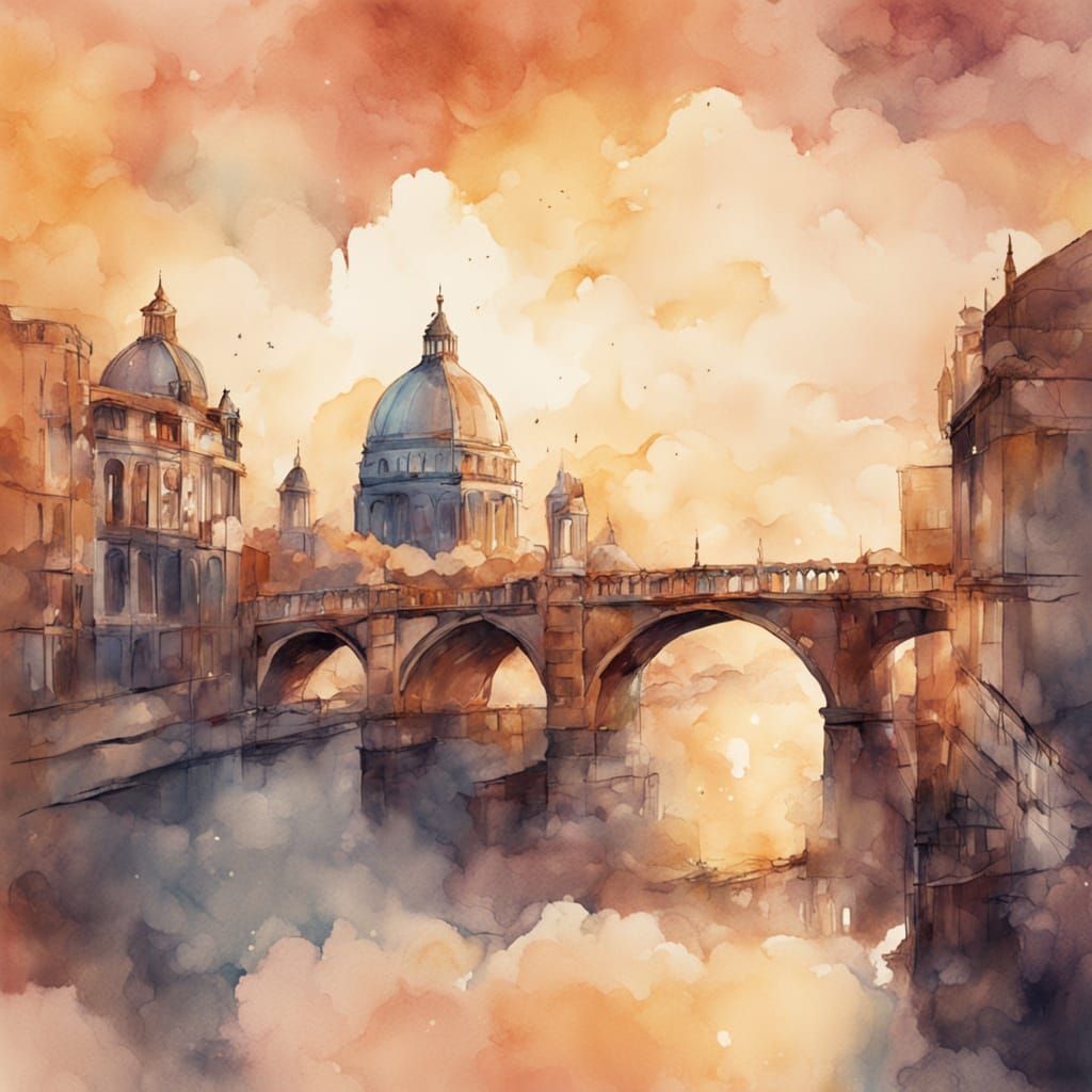 Dream Destination Day Banner in Watercolor Style