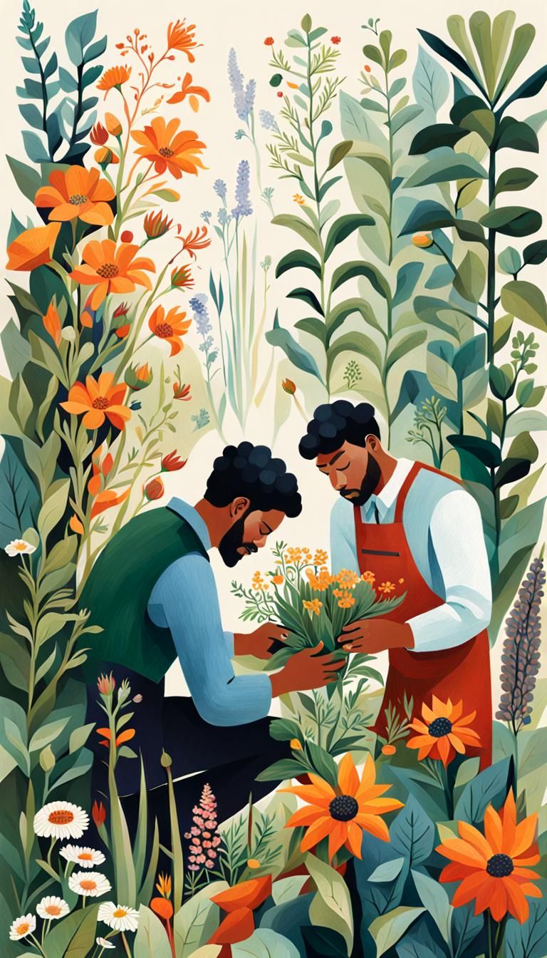 Botanist Creates Herbarium in Gouache Style