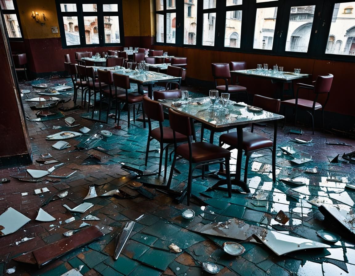 abandoned italian restaurant