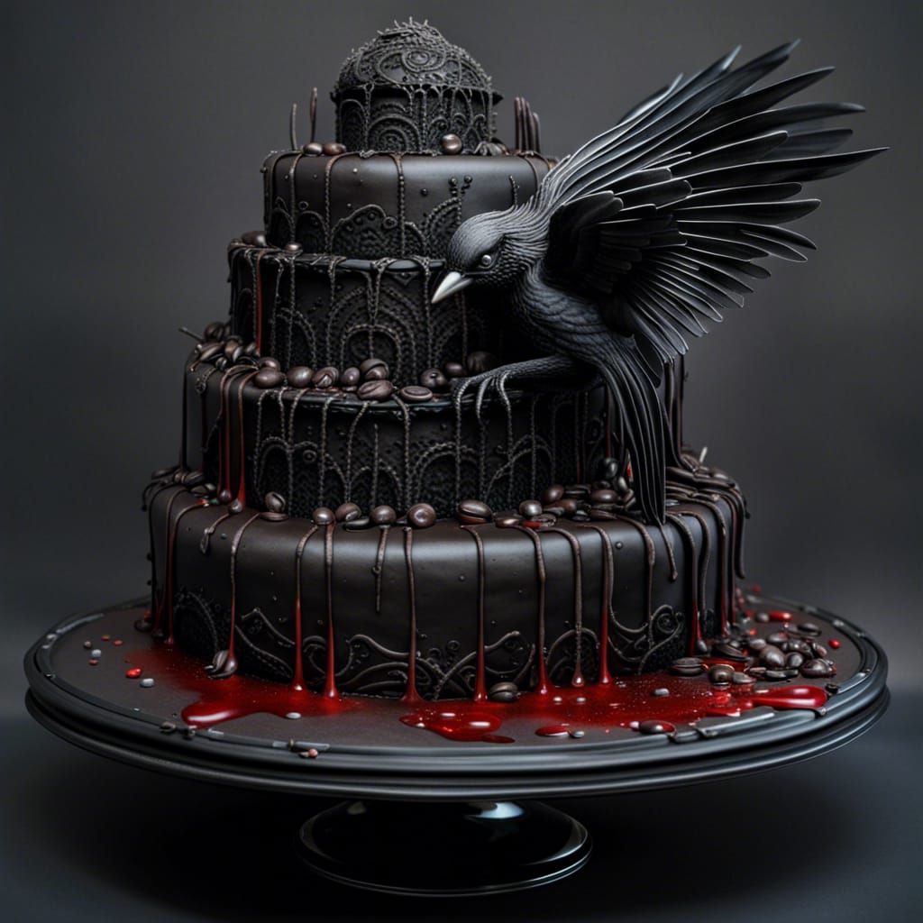 Goth cake